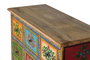 GINER Y COLOMER Cómoda de 9 cajones en madera de mango multicolor